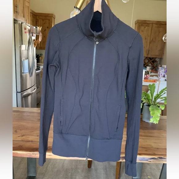 Lululemon Black Full Zip Jacket Women’s Size 6 athletic yoga running active - Picture 7 of 14